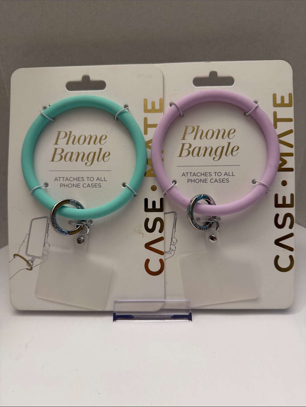 case-mate Phone Bangle Ring Keychain - Mint or Lavender